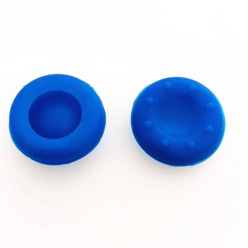 Asokex L2 R2 Ps4 Trigger Extenders (2 Pairs L2 R2 Triggers, 4pcs Joystick Cap, 2 Pairs LED Light Bar Decal) for Ps4 Controller(Blue) - Image 3